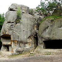Скалы в Карпатах - Скели Довбуша