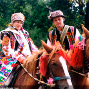 Гуцулы, праздник Пасха в Карпатах