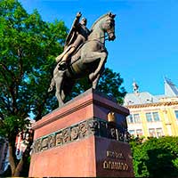 Король Данила в туре во Львов